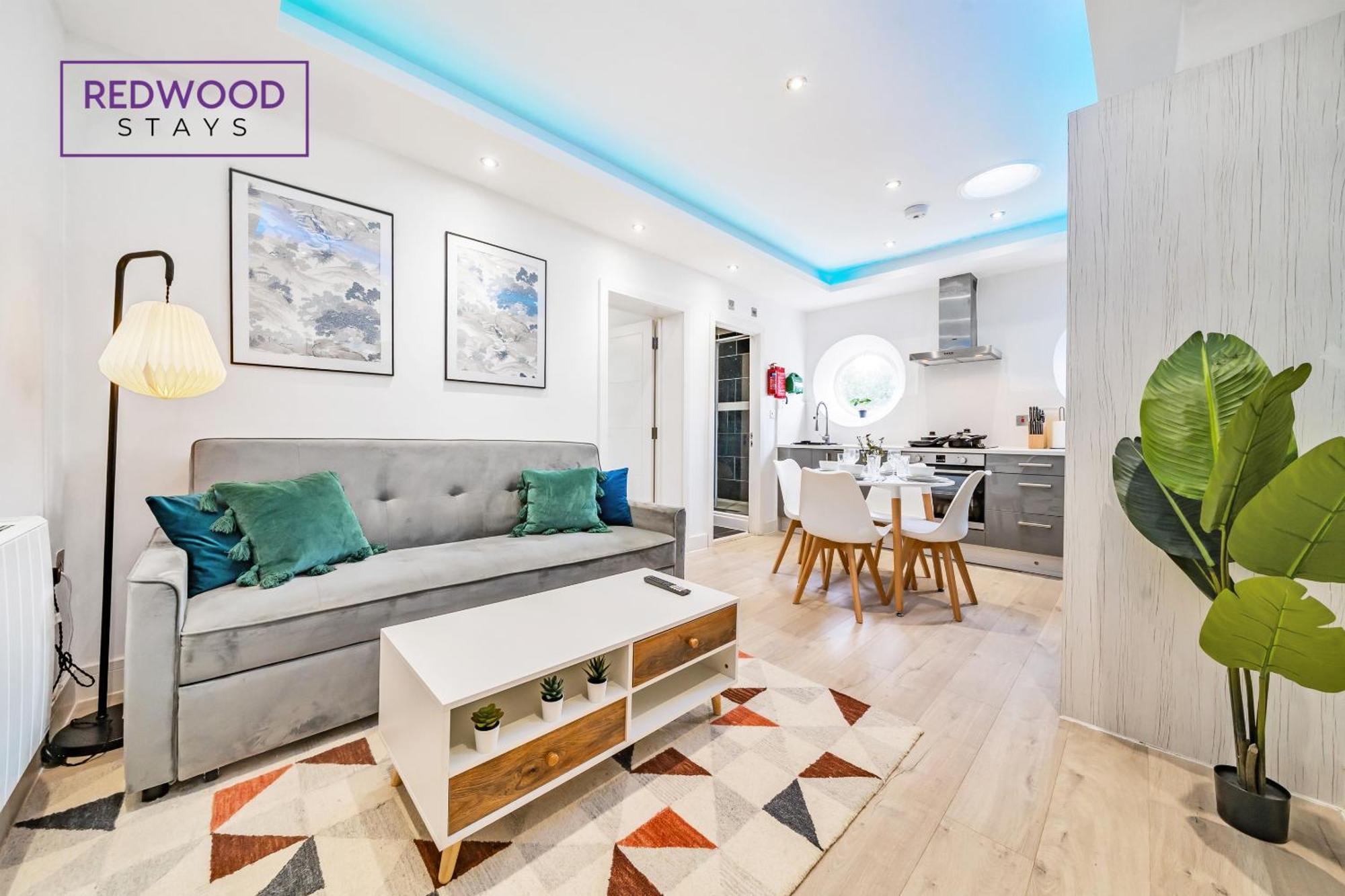 Brand New, 1 Bed 1 Bath, Modern Town Center Apartment, Netflix By Redwood Stays Aldershot Eksteriør billede