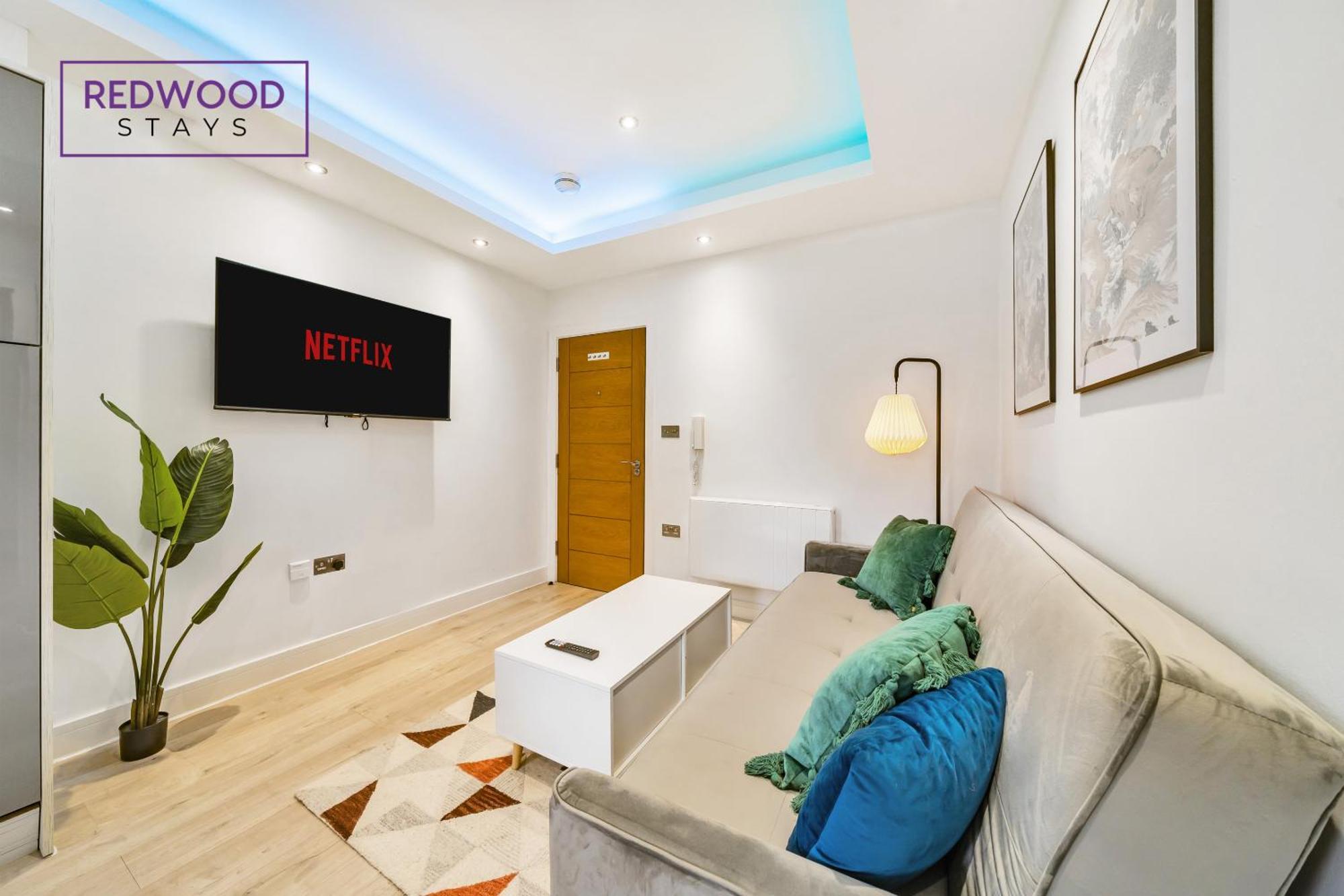 Brand New, 1 Bed 1 Bath, Modern Town Center Apartment, Netflix By Redwood Stays Aldershot Eksteriør billede